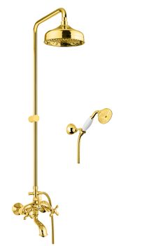 Душевая система Fiore MARGOT 26OO0615, золото — фото 1, Душевые системы