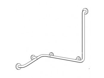 Поручень HATRIA AUTONOMY Y0CZ01 подвесной цвет белый — фото 1, Поручни для ванной