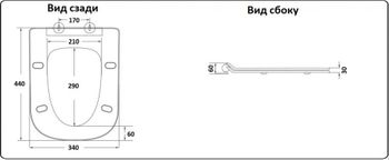 Унитаз напольный CeramaLux 1215A — фото 14, Напольные унитазы