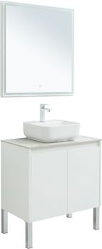 Товар: Мебель для ванной Aquanet Nova Lite 75 белый глянец (2 дверцы) 00302535 - фото 7 Мебель для ванной Aquanet Nova Lite 75 белый глянец (2 дверцы) 00302535 — фото 7, Комплекты мебели для ванной