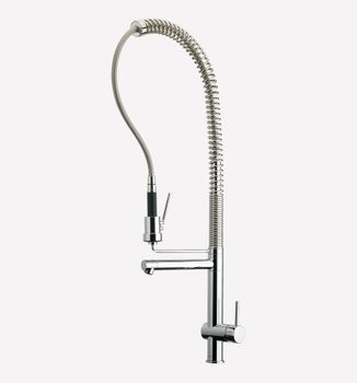 Смеситель для кухни Webert Springy SN921402015, хром — фото 1, Смесители для кухни