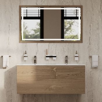 Тумба под раковину Allen Brau Glority 120 1.35004.NW дуб антик — фото 5, Тумбы под раковину