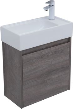 Мебель для ванной Aquanet Nova Lite 50 дуб рошелье (с дверецей) 00302529 — фото 4, Комплекты мебели для ванной