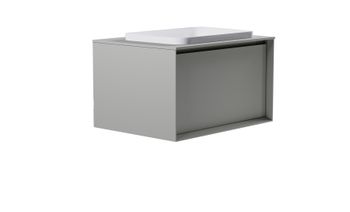 Товар: Тумба Фрейм 80см 1ящ NCS S 3502-y мат., раковина Антарес бел гл, столешница Solid в цвете 4631177715266 - фото 3 Тумба Фрейм 80см 1ящ NCS S 3502-y мат., раковина Антарес бел гл, столешница Solid в цвете 4631177715266 — фото 3, Тумбы с раковиной