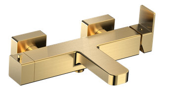 AQM6812BG Savona Смеситель для ванны, золото шлифованное — фото 1, Смеситель для ванны