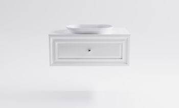 Товар: Тумба Шарм 100см 1ящ цв белый мат. с раковиной Шарм бел гл. и столешницей Solid бел гл. 4631177713736 - фото 2 Тумба Шарм 100см 1ящ цв белый мат. с раковиной Шарм бел гл. и столешницей Solid бел гл. 4631177713736 — фото 2, Тумбы с раковиной