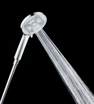 BOND B08-9100 Душевая система с тропическим душем и смесителем с изливом — фото 8, Душевые системы