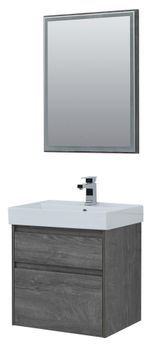 Мебель для ванной Aquanet Nova Lite 60 дуб рошелье (2 ящика) 00242920 — фото 6, Комплекты мебели для ванной