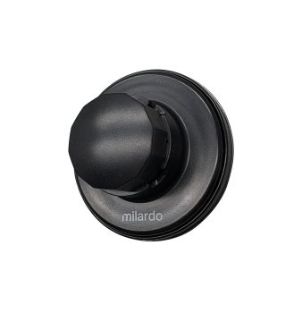 Держатель, ABS пластик, черный матовый, Easy, Milardo, EASBWP0M58 — фото 1, Аксессуары для ванной