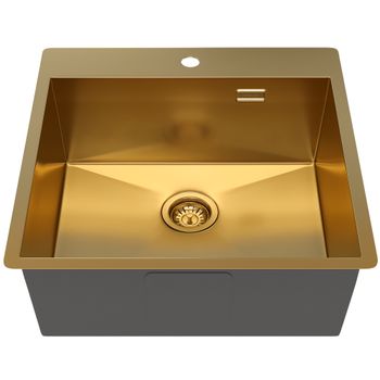 Кухонная мойка Reflexion Iseo RX2265BL оружейная сталь — фото 267, Кухонные мойки