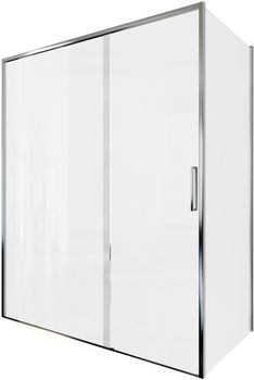 Душевой уголок Aquanet Pleasure Evo 160x90 AE65-160x90-CT профиль хром, прозрачное стекло — фото 1, Душевые уголки