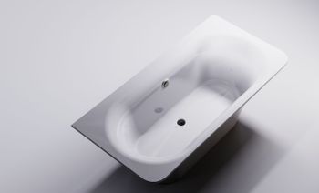 Ванна ПРИМА пустая, литой мрамор 1850х900 01010037 — фото 2, Ванны