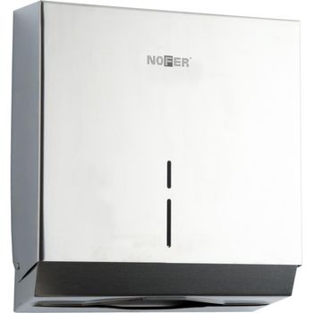 Диспенсер для бумажных полотенец из нержавеющей стали матовый 275х260х120мм 04005.S — фото 1, Диспенсеры бумажных полотенец