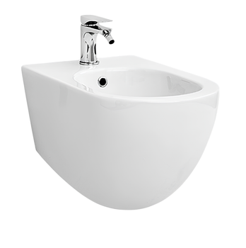 Биде Artceram File 2.0 подвесной с одним отверстием saniglaze цвет белый FLB003 01 30 — фото 3, Биде подвесные