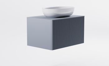 Товар: Тумба М-40 80см 1ящ NCS S 3005-R80B мат./волна, раковина Атрия бел гл, столешница Solid в цвете 4631177714788 - фото 4 Тумба М-40 80см 1ящ NCS S 3005-R80B мат./волна, раковина Атрия бел гл, столешница Solid в цвете 4631177714788 — фото 4, Тумбы с раковиной