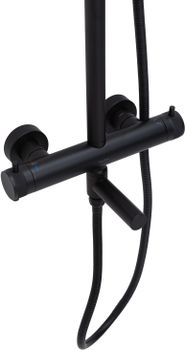 Товар: Душевая стойка Allen Brau Priority 5.31T10-31 черный матовый - фото 2 Душевая стойка Allen Brau Priority 5.31T10-31 черный матовый — фото 2, Душевые стойки