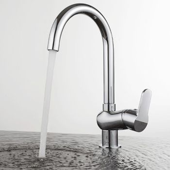 Смеситель для кухни D&K Rhein DA1392401, хром — фото 1, Смесители для кухни