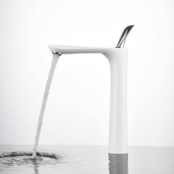 Смеситель для раковины D&K Venice DA1032056, белый — фото 1, Смесители для раковины