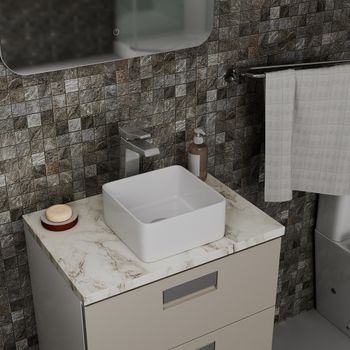 Раковина чаша D&K Berlin DT1431116, белый — фото 1, Раковины накладные