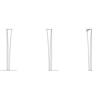 Ножки Artceram Civitas метериал керамика цвет черный CIC002 03 00 — фото 1, Комплектующие