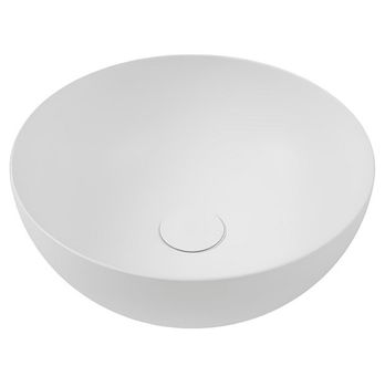 Раковина HATRIA HAPPY HOUR Y1VF01 накладная без отверстия без перелива цвет белый — фото 1, Раковины