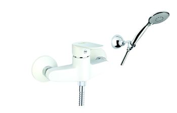 Смеситель для душа Fiore KEVON CHIC 81WX6510, хром/белый — фото 1, Смеситель для душа