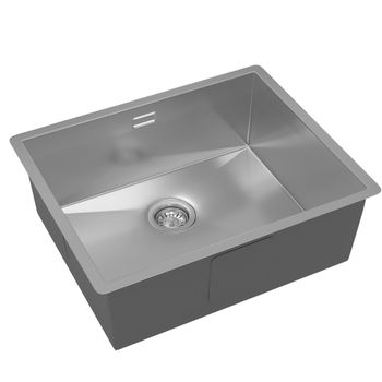 Кухонная мойка Reflexion Iseo RX2265BL оружейная сталь — фото 162, Кухонные мойки