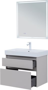 Тумба с раковиной Aquanet Nova Lite 2.0 75 2 ящ. цв. бежевый 00348192 — фото 6, Тумбы с раковиной