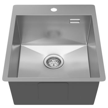 Кухонная мойка Reflexion Iseo RX2265BL оружейная сталь — фото 225, Кухонные мойки