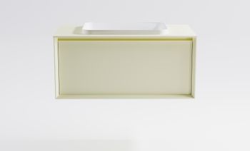 Товар: Тумба Фрейм 90см 1ящ RAL1013 мат., раковина Антарес бел гл, столешница Solid в цвете 4631177715334 - фото 2 Тумба Фрейм 90см 1ящ RAL1013 мат., раковина Антарес бел гл, столешница Solid в цвете 4631177715334 — фото 2, Тумбы с раковиной