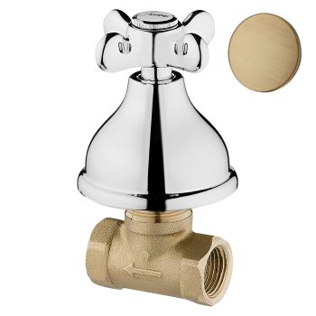 Запорный вентиль Webert Ottocento OT690101065, бронза — фото 1, Смеситель для душа