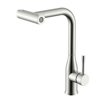 Смеситель для кухни с мультифункциональным изливом Splenka S206.49.05, сатин — фото 1, Смесители для кухни