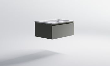 Товар: Нижний шкаф Альфа 70 с 1 ящиком серо-бежевый (NCS S 3502-Y матовый) + Раковина "Альфа 70" 03060003ncss3502-y+04010006 - фото 4 Нижний шкаф Альфа 70 с 1 ящиком серо-бежевый (NCS S 3502-Y матовый) + Раковина "Альфа 70" 03060003ncss3502-y+04010006 — фото 4, Тумбы с раковиной