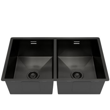 Кухонная мойка Reflexion Iseo RX2265BL оружейная сталь — фото 173, Кухонные мойки