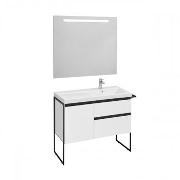 Товар: DOMI Тумба под раковину Gap Plus 100, 2 ящ., 1 дв., белый глянец, правая, ROCA 7857627806 - фото 9 DOMI Тумба под раковину Gap Plus 100, 2 ящ., 1 дв., белый глянец, правая, ROCA 7857627806 — фото 9, Тумбы под раковину