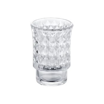 Стакан для ванной комнаты Rose RB02, прозрачный — фото 1, Стаканы для зубных щеток