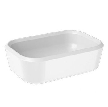 Раковина HATRIA PENCIL Y1GF01 накладная без отверстия без перелива цвет белый — фото 1, Раковины