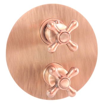 Смеситель для душа встраиваемый с термостатом Webert Armony AM970902060, медь — фото 1, Смеситель для душа