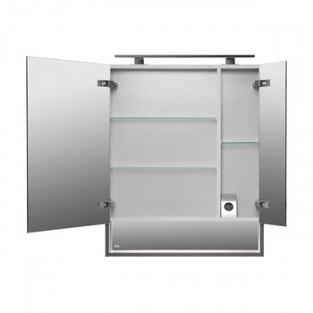 GAP Зеркальный шкаф 70, фиолетовый, ROCA ZRU9302752 — фото 2, Зеркальные шкафы в ванную