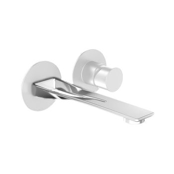 Смеситель для раковины Webert ONE-B NB830606741, белый/сталь — фото 1, Смесители для раковины