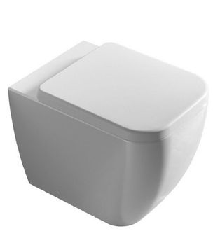 Унитаз HATRIA BIANCA Y1VA01 напольный слив универсальный цвет белый — фото 1, Подвесные унитазы