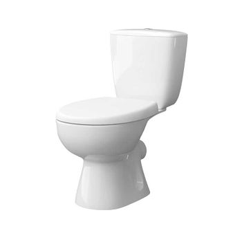 Унитаз-компакт КЕРАМИН ПОЗИТАНО ЖС двухрежимный, сиденье дюропласт CDB00029082 (4810531150961) — фото 1, Напольные унитазы