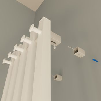 Полотенцесушитель электрический INARO ПРОФИЛЬНЫЙ 1500х240 правый, скр.монтаж, СНШ, белый матовый(RAL 9016), (Ferrum, 8 крючков), Маргроид Inaro-15024-1081-9016R — фото 5, Электрические полотенцесушители