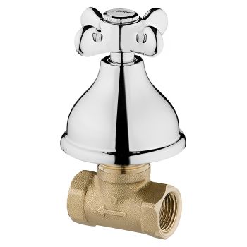 Запорный вентиль Webert Ottocento OT690101015, хром — фото 1, Смеситель для душа