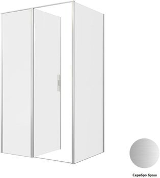 Душевой уголок Allen Brau Priority 120x90 3.31008.BA + 3.31017.BA серебро браш 3.31008.BA + 3.31017.BA — фото 4, Душевые кабины и ограждения