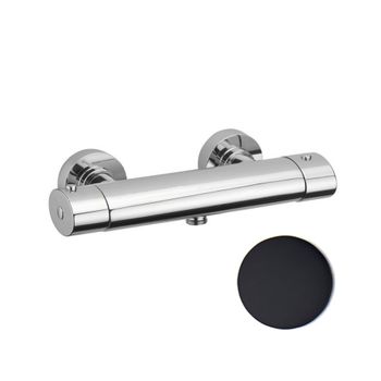 Смеситель для душа с термостатом Webert Elio EL980102560, черный — фото 1, Смеситель для душа