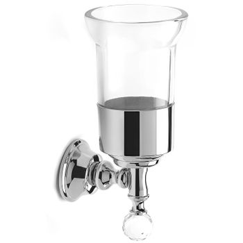 Стакан для ванной Webert Karenina KA500301015, хром — фото 1, Стаканы для зубных щеток