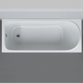 W75A-170-070W-KL Sense Ванна 170x70, каркас, слив-перелив, комплект — фото 1, Сливы-переливы