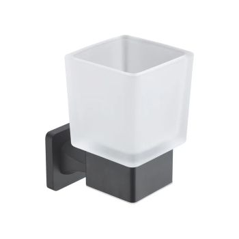 Стакан для ванной комнаты Rose RG1512H, черный — фото 1, Стаканы для зубных щеток