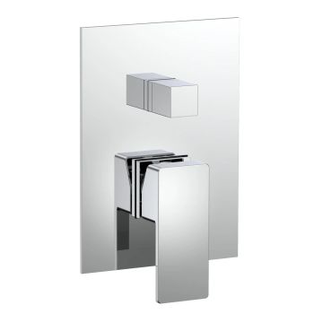 AQM8808CR Savona Встраиваемый смеситель на 2 потр. в комплекте с внутр. частью, хром — фото 1, Смесители